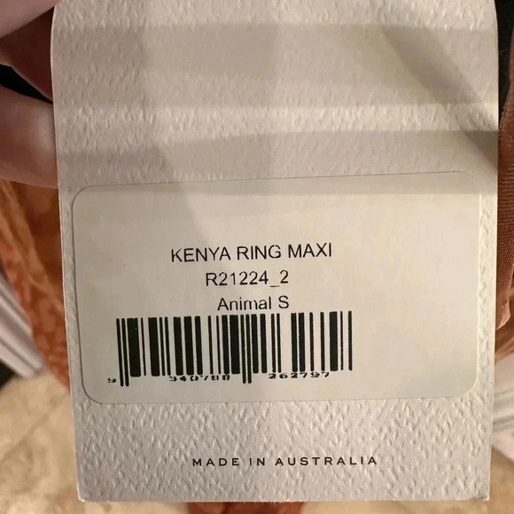 RUMER Kenya ring maxi dress NWT - Picture 8 of 8